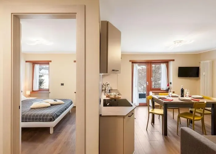 公寓 Casa Sulle Piste Ski&sky *